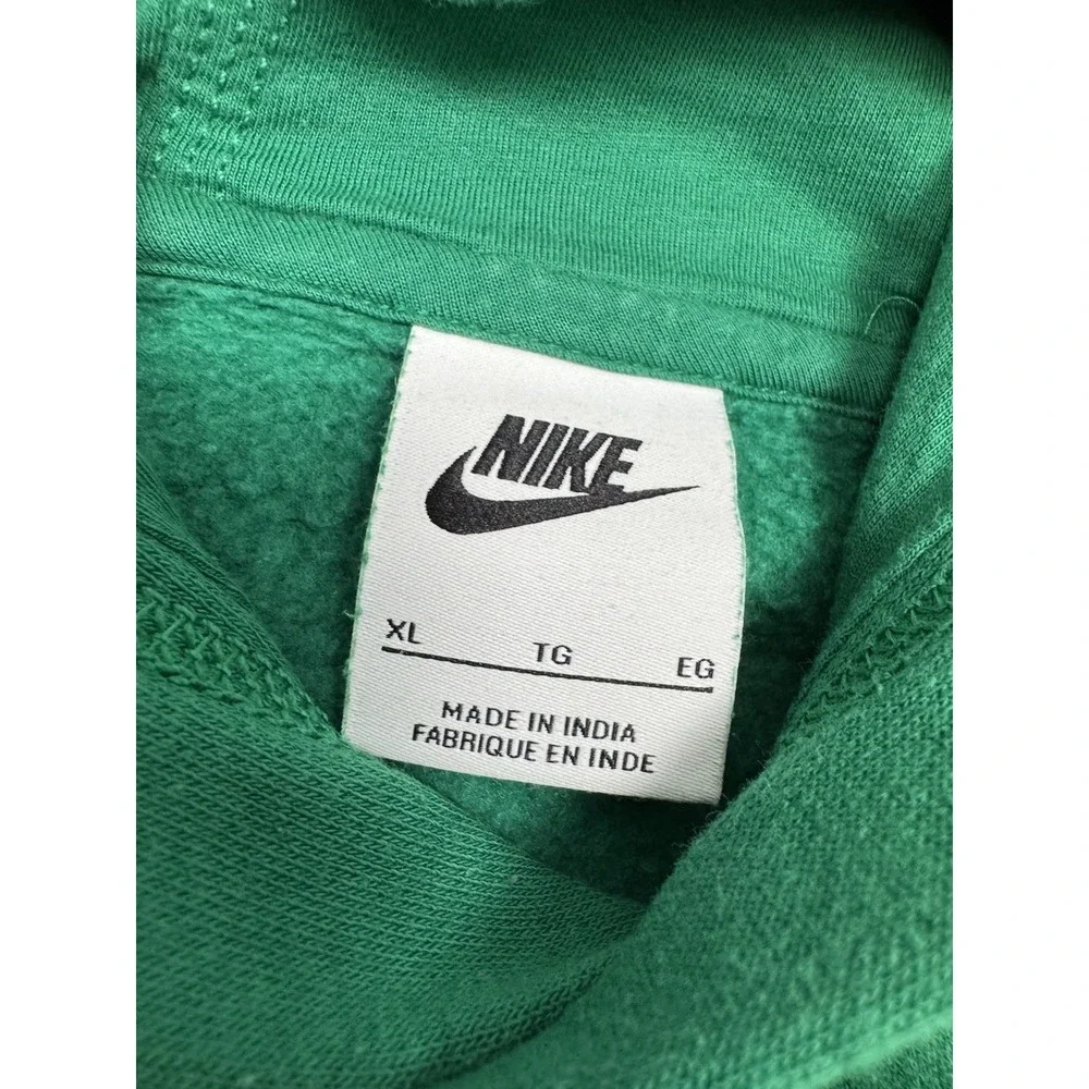 Nike Hoodie Sweatshirt Youth XL Boys Grey Pullover Graphic Logo Swoosh Spellout